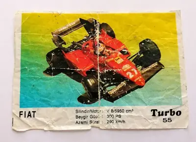 Обява: ⭐ Картинка Turbo Турбо черно 55 Fiat ⭐