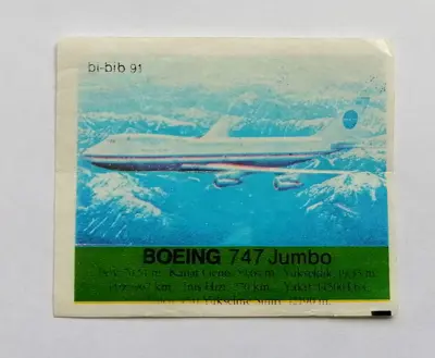 Обява: ⭐ Картинка Би-Бип 91 Boeing 747 Jumbo ⭐