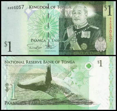 Обява: 🇹🇴 Тонга 2009 1 паанга UNC нова 🇹🇴