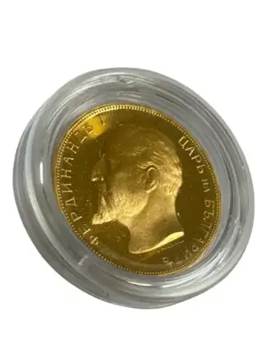 Обява: България 1912 - 20 лева , рестрайк - златна монета