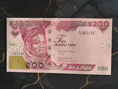 Обява: Банкнота - Нигерия - 200 найра UNC | 2023г.