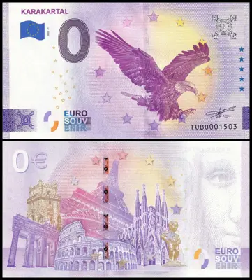 Обява: ⭐ Турция 2022 0 евро Karakartal UNC нова ⭐