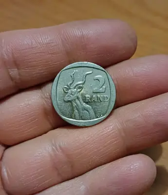 Обява: 2 ранд Южна Африка 2012
