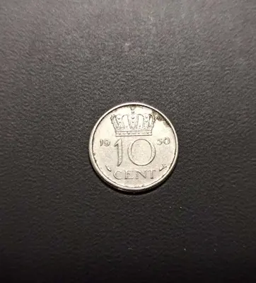 Обява: 🇳🇱 Холандия 1950 10 цента 🇳🇱