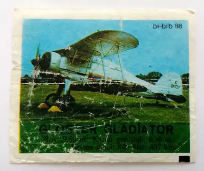 Обява: ⭐ Картинка Би Бип Bi Bib 88 Gloster Gladiator ⭐