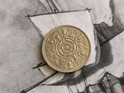 Обява: Монета - Великобритания - 2 шилинга | 1966г.