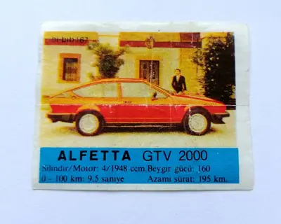 Обява: ⭐ Картинка Би-Бип 167 Alfetta GTV 2000 ⭐