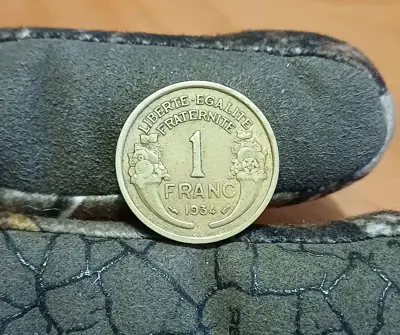 Обява: 1 франк Франция 1934