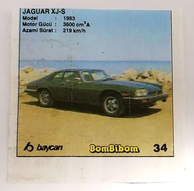 Обява: ⭐ Картинка BomBibom 1-60 34 Jaguar XJ-S ⭐