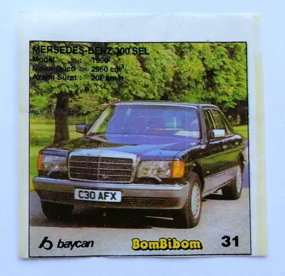 Обява: ⭐ Картинка BomBibom 1-60 31 Mersedes-Benz 300 SEL ⭐