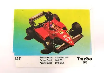 Обява: ⭐ Картинка Turbo Турбо черно 55 Fiat ⭐