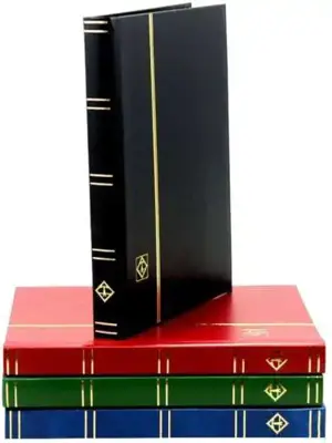 Обява: Leuchtturm - албум за марки Basic 16 бели листа / 32 страници формат А5 червен