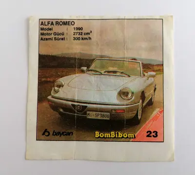 Обява: ⭐ Картинка BomBibom 1-60 23 Alfa Romeo 2 ⭐