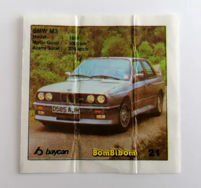 Обява: ⭐ Картинка BomBibom 1-60 21 BMW M3 ⭐