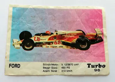 Обява: ⭐ Картинка Turbo Турбо черно 96 Ford ⭐