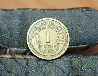 Обява: 1 франк Франция 1938