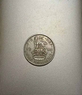Обява: 1 шилинг Великобритания 1950