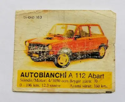 Обява: ⭐ Картинка Би-Бип 163 Autobianchi A 112 Abart ⭐