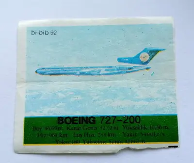 Обява: ⭐ Картинка Би-Бип 92 Boeing 727-200 ⭐