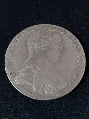 Обява: Австрия 1780 - 1 талер - Мария Терезия , рестрайк , Сребърна монета №1