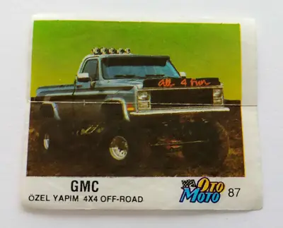 Обява: ⭐ Картинка Otomoto Отомото 87 GMC Ozel Yapim ⭐
