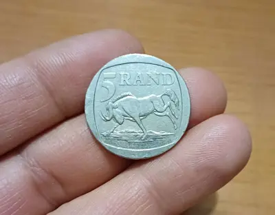 Обява: 5 ранд Южна Африка 1995