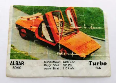 Обява: ⭐ Картинка Turbo Турбо черно 64 Albar Sonic ⭐