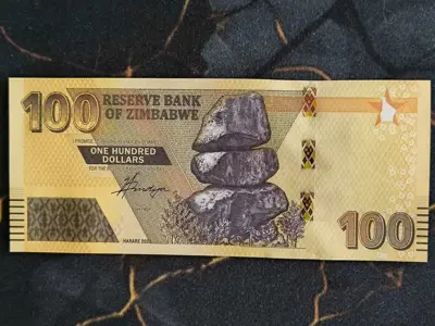 Обява: Банкнота - Зимбабве - 100 долара UNC | 2020г.