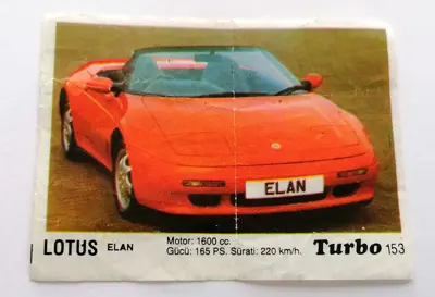 Обява: ⭐ Картинка Turbo Турбо черно 153 Lotus Elan ⭐
