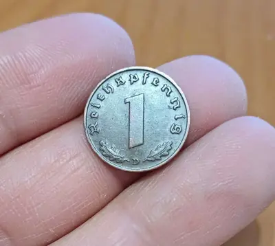 Обява: 1 райх пфениг Германия 1938/D