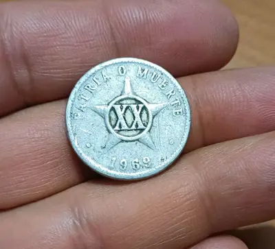 Обява: 20 центавос Куба 1969