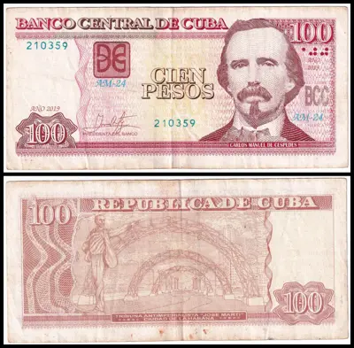 Обява: 🇨🇺 Куба 2019 100 песос 🇨🇺