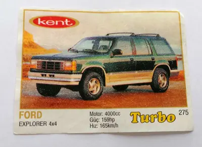 Обява: ⭐ Картинка Turbo Турбо жълто 275 Ford Explorer 4x4 ⭐