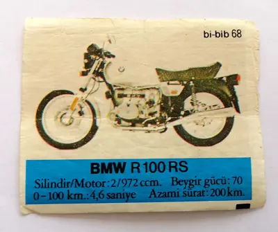 Обява: ⭐ Картинка Би Бип Bi Bib 68 BMW R 100 RS ⭐