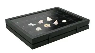 Обява: SAFE 5676 премиум витрина "Black Edition" за бижута и минерали