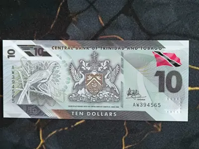 Обява: Банкнота - Тринидад и Тобаго - 10 доларa UNC | 2020г