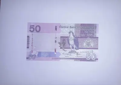 Обява: Гамбия 50 даласи 2023 UNC