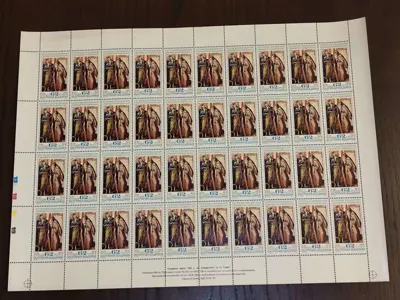 Обява: Пощенски марки "450 години отрождението на Ел Греко"