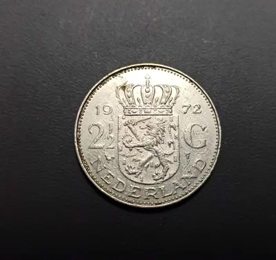 Обява: 🇳🇱 Холандия 1972 2 1/2 гулдена 🇳🇱
