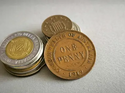 Обява: Монета - Австралия - 1 пени | 1919г.