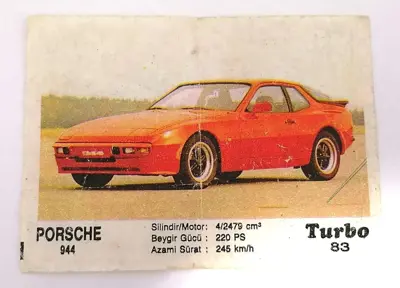 Обява: ⭐ Картинка Turbo Турбо черно 83 Porsche 944 ⭐