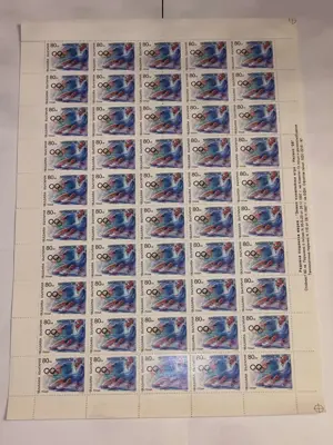 Обява: Пощенски марки "Зимни олимпийски игри - Нагано 98"