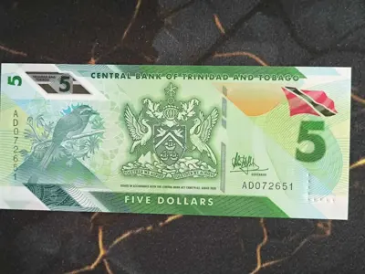Обява: Банкнота - Тринидад и Тобаго - 5 доларa UNC | 2020г