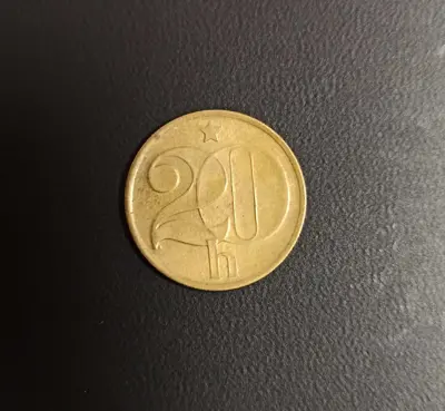 Обява: 🇨🇿 Чехословакия 1974 20 халера 🇨🇿