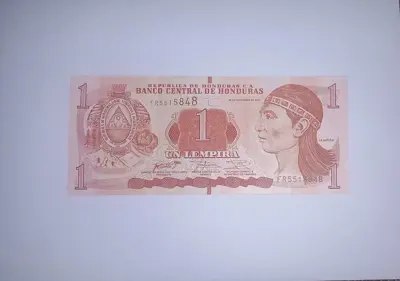 Обява: Хондурас 1 лемпира 2016 UNC