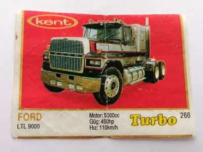 Обява: ⭐ Картинка Turbo Турбо жълто 266 Ford LTL 9000 ⭐