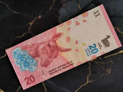 Обява: Банкнота - Аржентина - 20 песо UNC | 2017г.