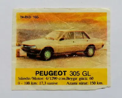Обява: ⭐ Картинка Би-Бип 165 Peugeot 305 GL ⭐