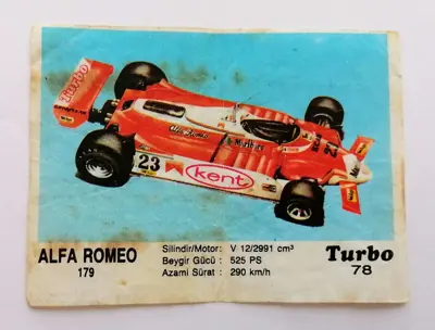 Обява: ⭐ Картинка Turbo Турбо черно 78 Alfa Romeo 179 ⭐