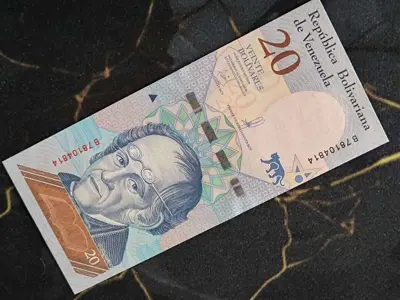 Обява: Банкнота - Венецуела - 20 боливара UNC | 2018г.